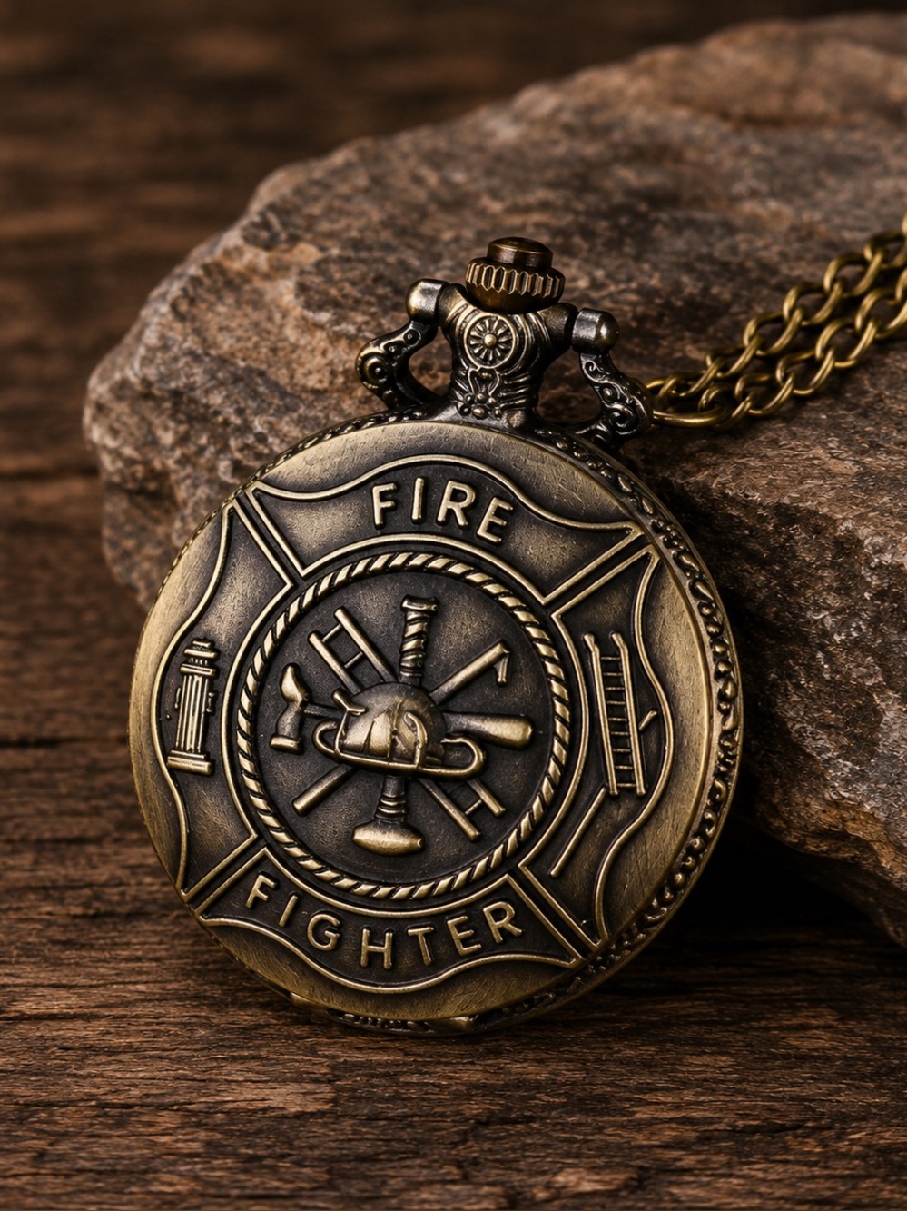 Firefighter Vintage pocket watch